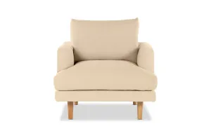 Hampton MKII Modern Armchair, Florence Natural, by Lounge Lovers by Lounge Lovers, a Chairs for sale on Style Sourcebook