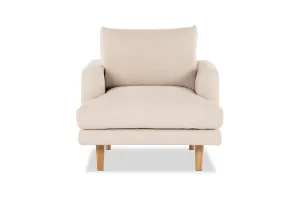 Hampton MKII Modern Armchair, Sienna Natural, by Lounge Lovers by Lounge Lovers, a Chairs for sale on Style Sourcebook