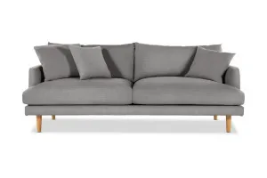 Hampton MKII 3 Seat Sofa, Dark Grey, by Lounge Lovers by Lounge Lovers, a Sofas for sale on Style Sourcebook