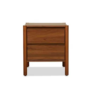 Blair Bedside Table - Walnut - Mocka by Mocka., a Side Table for sale on Style Sourcebook