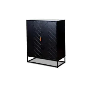 Inca Two Door Cabinet - Black - Mocka by Mocka., a Cabinets, Chests for sale on Style Sourcebook