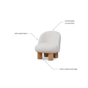 Mini Kit Occasional Chair - White - Mocka by Mocka., a Chairs for sale on Style Sourcebook