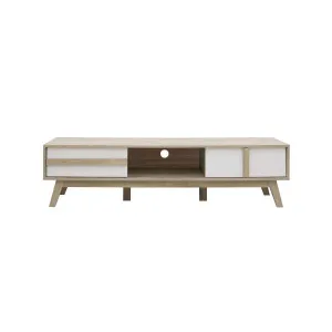 Jesse Entertainment Unit - White/Natural - Mocka by Mocka., a Entertainment Units & TV Stands for sale on Style Sourcebook