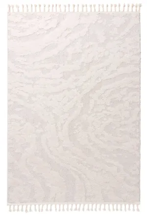 Alturra Ivory Cream Abstract Textured Rug by Miss Amara, a Other Rugs for sale on Style Sourcebook