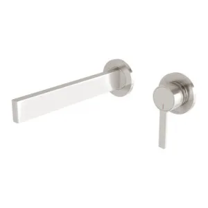 Lexi Mkii Switchmix Wall Bath Mixer Set 200mm | Made From Brass In Brushed Nickel By Phoenix by PHOENIX, a Bathroom Taps & Mixers for sale on Style Sourcebook