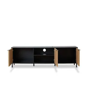 Phoenix Entertainment Unit - Black/Natural - Mocka by Mocka., a Entertainment Units & TV Stands for sale on Style Sourcebook