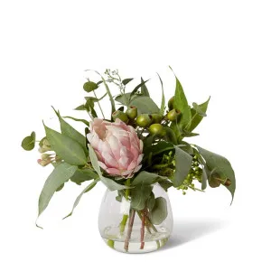 Protea Eucalyptus Seeding Spray - 38 x 45 x 36 cm by null, a Plants for sale on Style Sourcebook