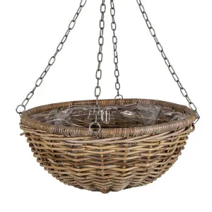 Rattan Hanging Planter Large by Florabelle Living, a Decorative Accessories for sale on Style Sourcebook