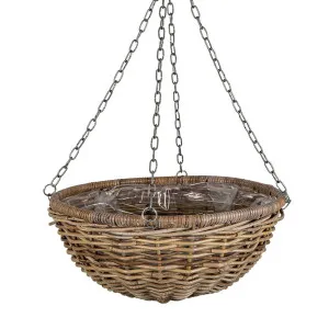 Rattan Hanging Planter Medium by Florabelle Living, a Decorative Accessories for sale on Style Sourcebook