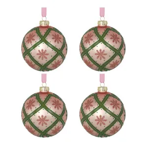 Trelli Boxed Set of 4 Baubles by Florabelle Living, a Christmas for sale on Style Sourcebook