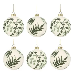 Botanica Boxed Set of 6 Baubles by Florabelle Living, a Christmas for sale on Style Sourcebook