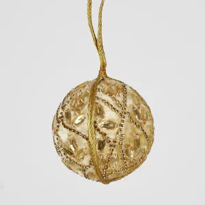 Jemma Beaded Hanging Bauble SML by Florabelle Living, a Christmas for sale on Style Sourcebook