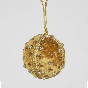 Starr Beaded Hanging Bauble SML by Florabelle Living, a Christmas for sale on Style Sourcebook