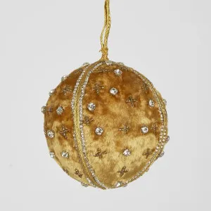 Starr Beaded Hanging Bauble LGE by Florabelle Living, a Christmas for sale on Style Sourcebook