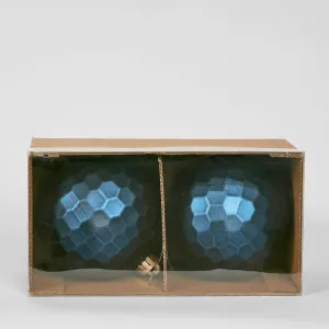 Dymm Bauble (Set of 2) Navy by Florabelle Living, a Christmas for sale on Style Sourcebook