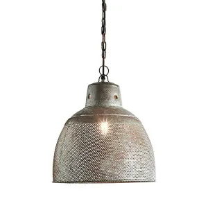 Riva Ceiling Pendant Small Zinc by Florabelle Living, a Lighting for sale on Style Sourcebook