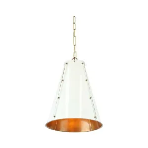 Capri Ceiling Pendant White by Florabelle Living, a Lighting for sale on Style Sourcebook