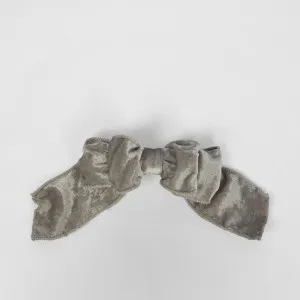 Velvet Clip on Bow SML Silver by Florabelle Living, a Christmas for sale on Style Sourcebook