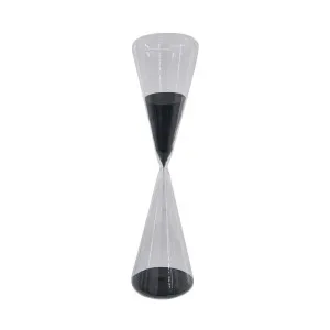 Le Temps 120 Minutes Hourglass Black by Florabelle Living, a Decorative Accessories for sale on Style Sourcebook