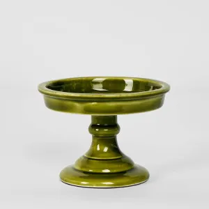 Salan Enamel Candle Stand Green by Florabelle Living, a Christmas for sale on Style Sourcebook