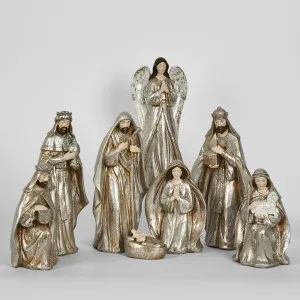 Champagne Nativity Collection (Set of 8) by Florabelle Living, a Christmas for sale on Style Sourcebook