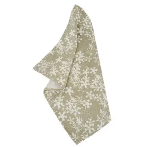 Myrtle Honeycomb Tea Towel Sage by Florabelle Living, a Tea Towels for sale on Style Sourcebook