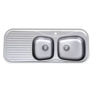 Radiant Sink 1-3/4 Right Bowl R175.3R 3 Tap Holes 1200mm | Made From Stainless Steel By Caroma by Caroma, a Kitchen Sinks for sale on Style Sourcebook