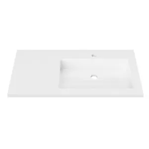 Essential • Offset Bowl RH 900mm 1TH, Mineral Composite by Duroclass, a Basins for sale on Style Sourcebook