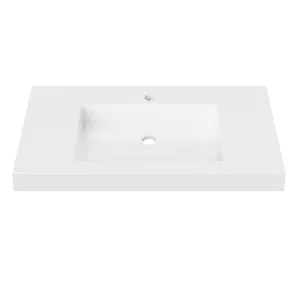 Essential Wall Mount • Single Bowl 900mm 1TH, Mineral Composite by Duroclass, a Basins for sale on Style Sourcebook