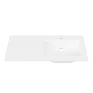 Monaco • Offset Bowl RH 1050mm 1TH, Mineral Composite by Duroclass, a Basins for sale on Style Sourcebook