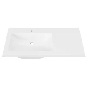Monaco • Offset Bowl LH 900mm 1TH, Mineral Composite by Duroclass, a Basins for sale on Style Sourcebook