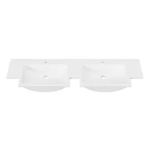 Monaco • Forward Double Bowl 1500mm 1TH, Mineral Composite by Duroclass, a Basins for sale on Style Sourcebook