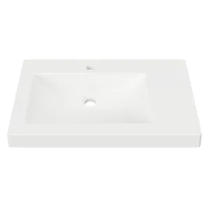 Monaco Grand • Offset Bowl LH 750mm 1TH, Mineral Composite by Duroclass, a Basins for sale on Style Sourcebook