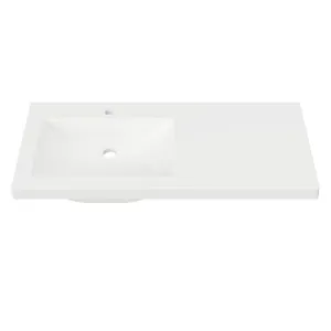 Monaco Major • Offset Bowl LH 1050mm 1TH, Mineral Composite by Duroclass, a Basins for sale on Style Sourcebook