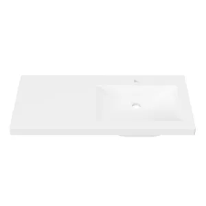Monaco Major • Offset Bowl RH 1050mm 1TH, Mineral Composite by Duroclass, a Basins for sale on Style Sourcebook
