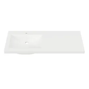 Monaco Major • Offset Bowl LH 1200mm 1TH, Mineral Composite by Duroclass, a Basins for sale on Style Sourcebook
