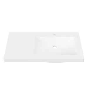 Monaco Major • Offset Bowl RH 900mm 1TH, Mineral Composite by Duroclass, a Basins for sale on Style Sourcebook