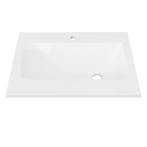 Sanctuary • Offset Bowl RH 600mm 1TH, Mineral Composite by Duroclass, a Basins for sale on Style Sourcebook