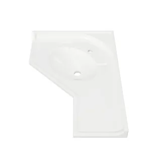 Supreme Corner • Offset LH 910mm 1TH, Mineral Composite by Duroclass, a Basins for sale on Style Sourcebook
