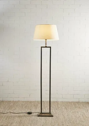 Hamilton Floor Lamp Antique Silver by Florabelle Living, a Floor Lamps for sale on Style Sourcebook
