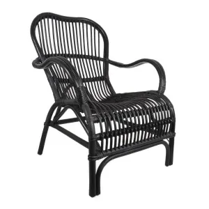 Seville Rattan Armchair Black -Outdoor Undercover by Florabelle Living, a Chairs for sale on Style Sourcebook
