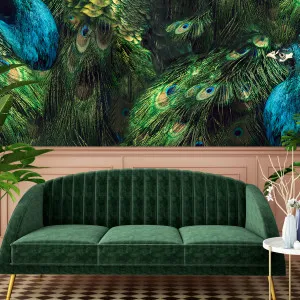 Courtship Ritual Wallpaper by Florabelle Living, a Artwork & Wall Decor for sale on Style Sourcebook