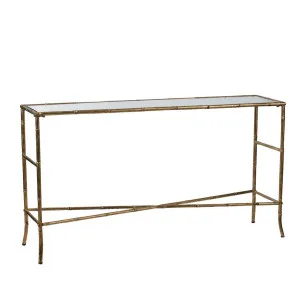 Bamboo Console Gold by Florabelle Living, a Console Table for sale on Style Sourcebook