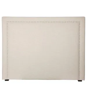 Lennox Queen Bedhead Natural by Florabelle Living, a Bed Heads for sale on Style Sourcebook
