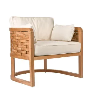 Weave Occasional ArmChair Natural by Florabelle Living, a Chairs for sale on Style Sourcebook
