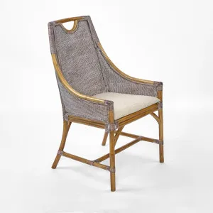 William Bamboo Dining Chair Brown by Florabelle Living, a Chairs for sale on Style Sourcebook