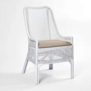 Victoria Hamptons Dining Chair White by Florabelle Living, a Chairs for sale on Style Sourcebook