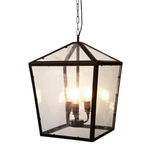 Melrose Ceiling Pendant Black by Florabelle Living, a Pendant Lighting for sale on Style Sourcebook