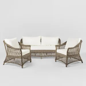 Marco Aluminium Synthetic 3 piece Lounge Set -Outdoor by Florabelle Living, a Chairs for sale on Style Sourcebook