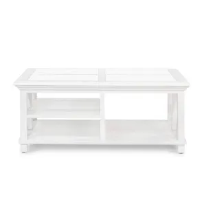 Sorrento Hamptons Square 120cm Coffee Table White by Florabelle Living, a Coffee Table for sale on Style Sourcebook
